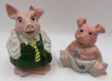 NatWest Wade Piggy Bank Annabel & Woody, with stoppers. M5
