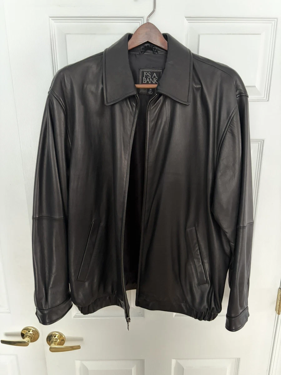 Jos. A. Bank Leather Outer Shell Coats, Jackets & Vests for Men