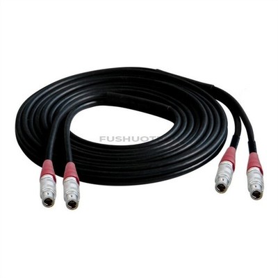 Yushi Connection Cable Dual Probe Bnc To Microdot For Electrical Test Meters ix