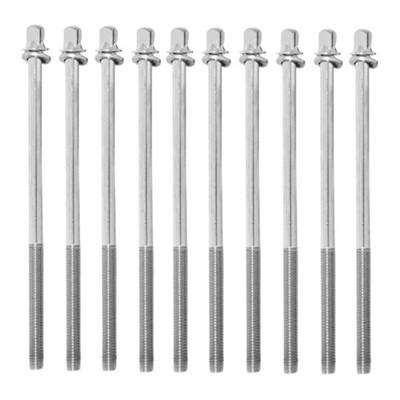 10Pcs Bass Drum Tension Rods Musical Instrument Parts Maintenance Drum Kit