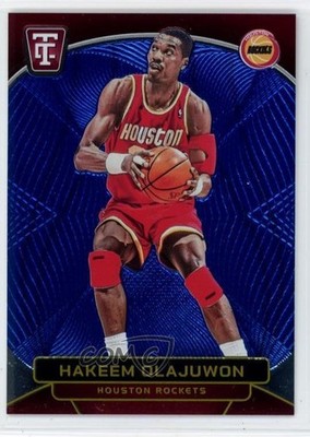 2024 Panini Totally Certified Legends Blue Mirror /199 Hakeem Olajuwon HOF 7ba