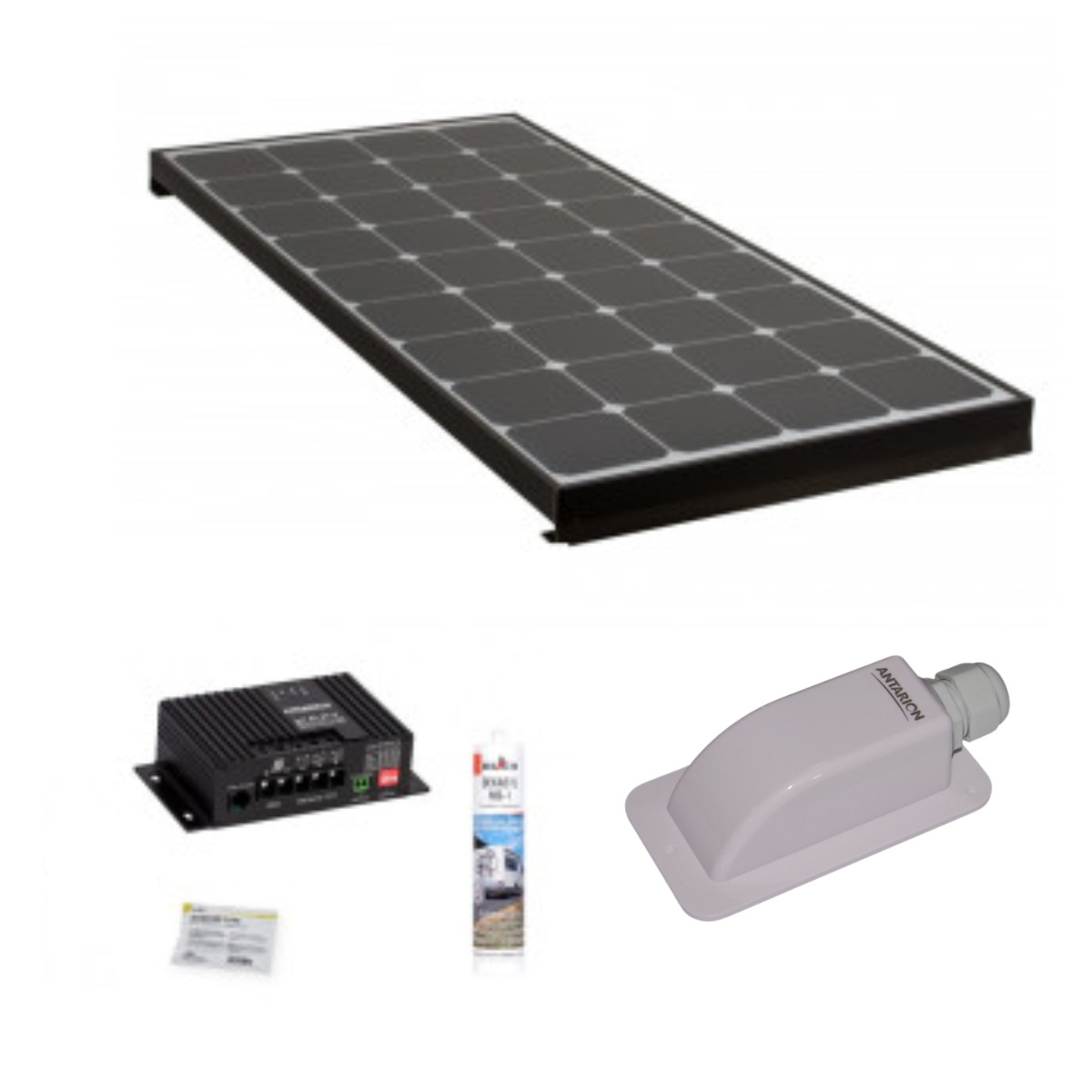 Panneau solaire 140W Antarion monocristallin avec régulateur de charge Bluetooth intégré
