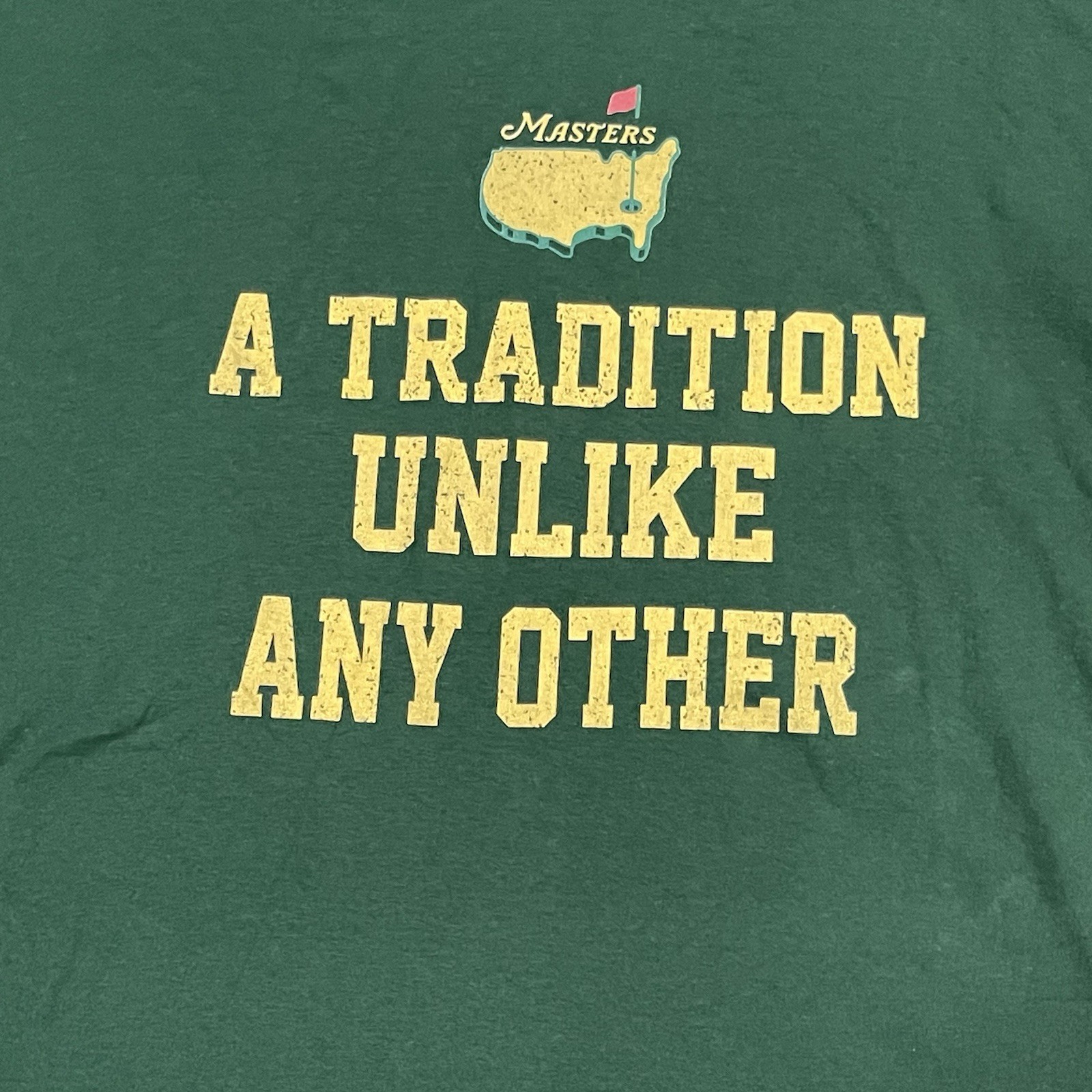 ALTRA Masters A Tradition Like No Other T Shirt Uomo 3XL Verde Augusta Nazionale Golf