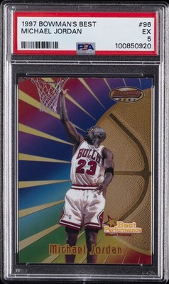 1997-98 Bowman's Best - Best Performance Michael Jordan #96 for