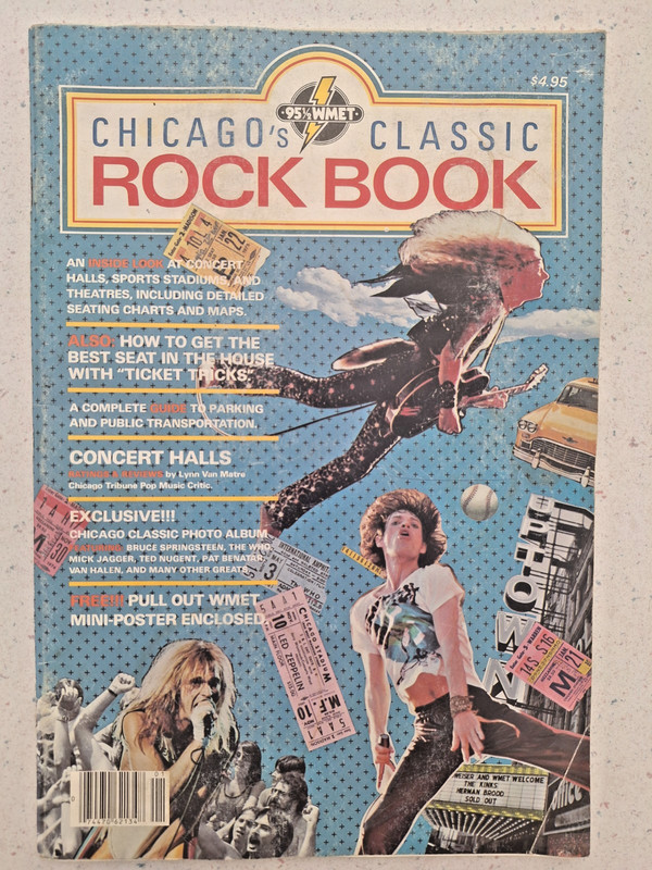 "Chicago's Classic Rock Book " Vintage Magazine Rock n Roll Memorabilia