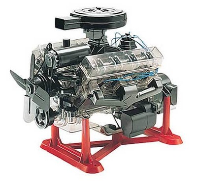 Revell 1:4 Visible V-8 Engine Plastic Model 858883