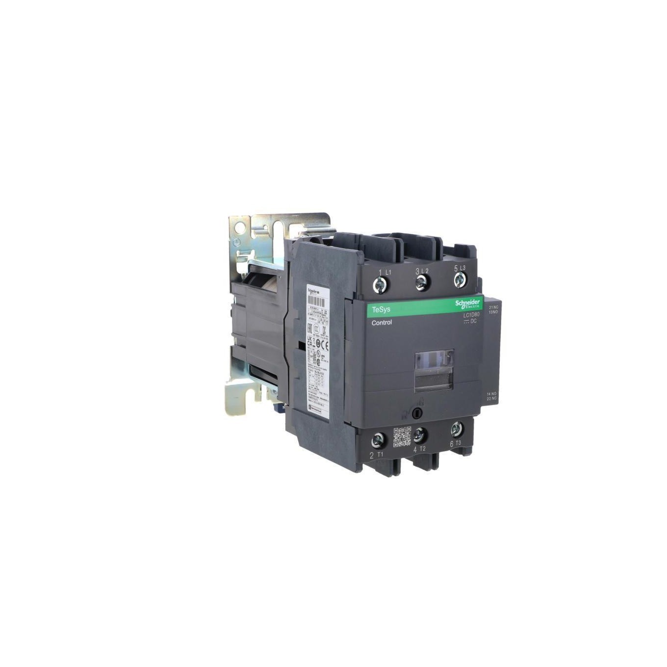TeSys D AC3 80A 3P 1NO 1NC TESYS DECA contattore di LC1D80BD - Immagine 2