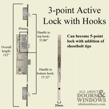 20mm P1000 Active 45/92 Rhino Hook Shootbolt 112-1/2" OA