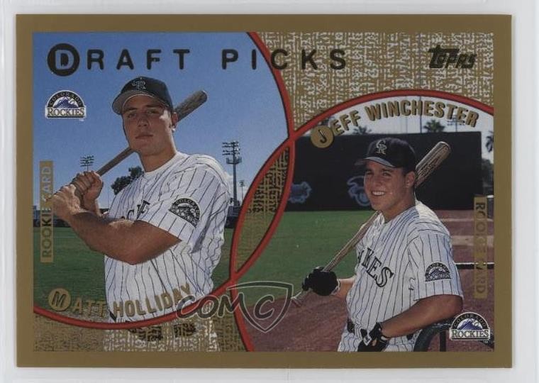 1999 Topps Draft Picks Matt Holliday Jeff Winchester #442 bn5