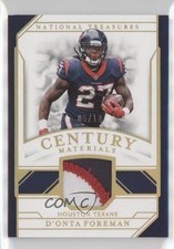 2018 National Treasures Century Materials Holo Gold 5/10 D'Onta Foreman 0c6