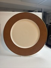 25..06.035 KPM Berlin Urania 1 großer Teller Platzteller Braun Gold DM 32,5 cm