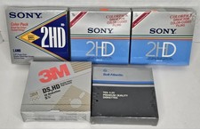 50-Count 3M Sony Bell High Density DS, HD Diskettes Disks Sealed 5.25 NOS