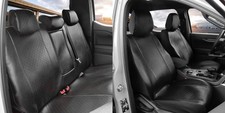 Sitzbezüge MAISTER PIK Kunstleder mit Steppung geeignet für VW Amarok ab 2023 -