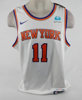 Men New York Knicks Jalen Brunson #11 Swingman White Jersey Assc