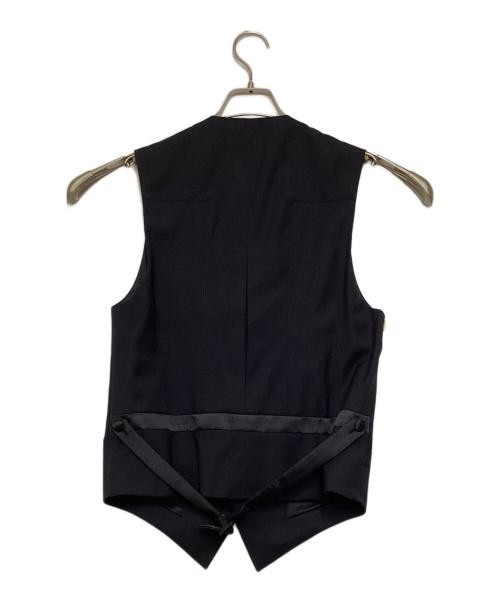 DIOR HOMME Satin combination vest Navy × Black 8E3160320559 | eBay