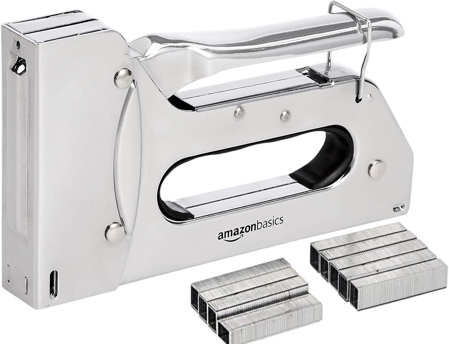 Heavy Duty Staple Gun with 1000 Staples, for Upholstery, Home Repairs,