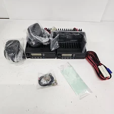 Icom Transmitter 2-Way Mobile Radios w/ Handsets & Mounting Supplies IC-F1020-2