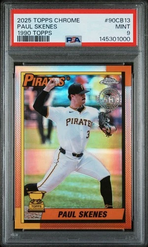 2025 Topps Chrome - 1990 Topps 35th Anniv #90CB-13 Paul Skenes - PSA 9 135218689