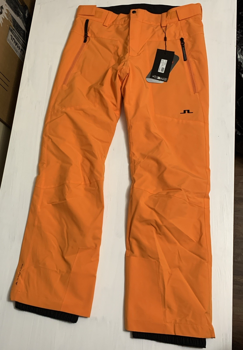 専用1 J. Lindeberg Clarke Mens Medium Persimmon Orange Ski Pants New Nwt