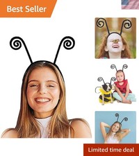 Charming Black Velvet Butterfly Antenna Headband - Perfect for Halloween Fun