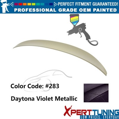 For 14-20 BMW F32 4-Series P Style Painted #283 Black Rear Trunk Spoiler Lip ABS
