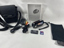 Samsung SMX-C10LN NTSC Camcorder Black Red 10x Zoom Video Camera W/ Accessories