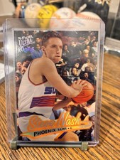 Fleer Ultra 1996-97 Rookie Steve Nash #87 Phoenix Suns NBA Basketball Card. rookie card picture