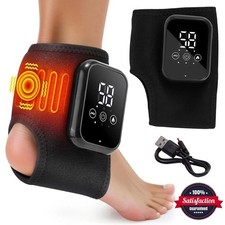 1/2PCS Electric Foot Ankle Massager Heating Vibration  Hot Compress Pain Relief