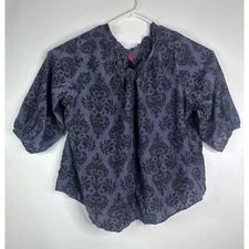 Pure Energy Fairy Grunge Whimsigoth Peasant Sleeves Button Up Women’s Top 5X