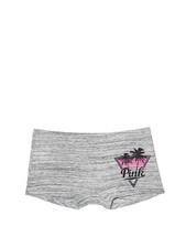 Victoria's Secret PINK Cotton Shortie Boyshort Panty Heather Grey
