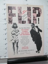 FLIP Wilson 1979 TV show ad sheet Burt Reynolds Muhammad Ali Johnny Cash D Frost