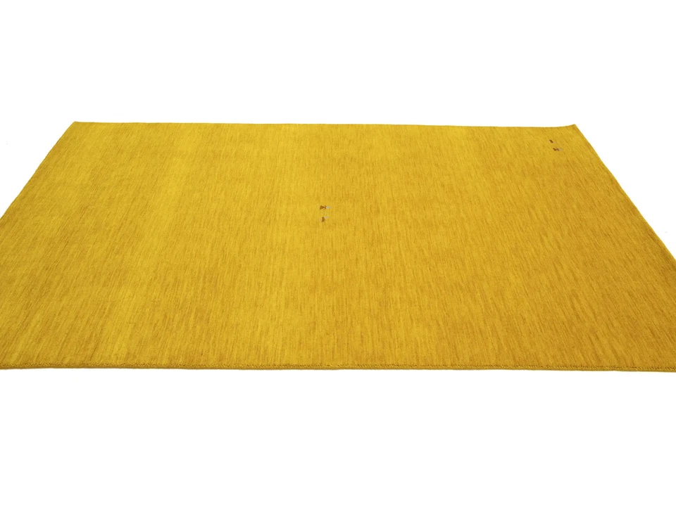 Gold Gabbeh Modern Rug Tribal Pictorial Design Wool Entryway Decor Carpet 5X8 ft - Image 4 of 4