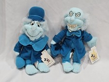 Set of 2 Walt Disney World Haunted Mansion Hitchhiking Ghosts Bean Bag Plush