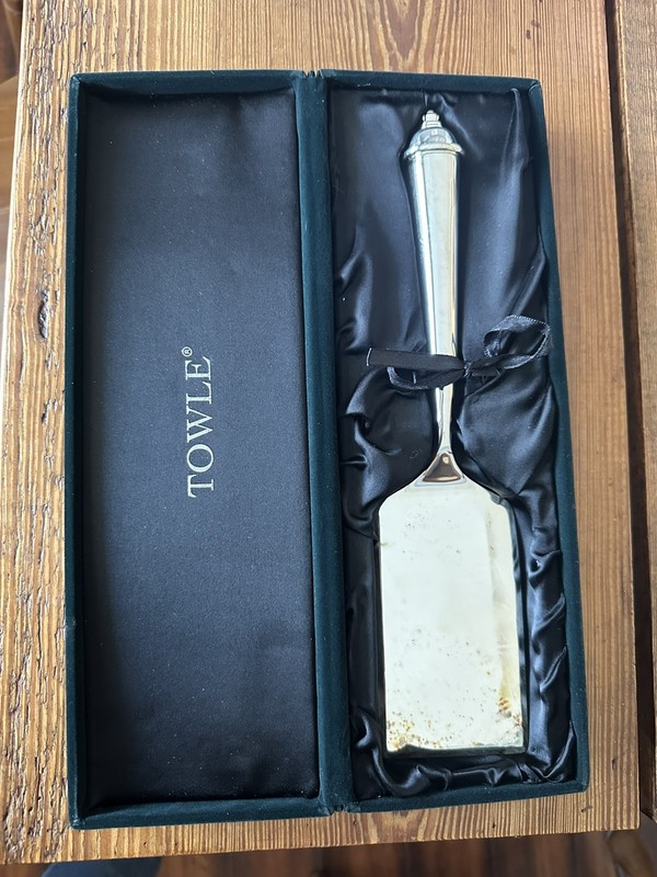 Towle Copenhagen Lasagne Serving Piece 11" in original box Silverplate