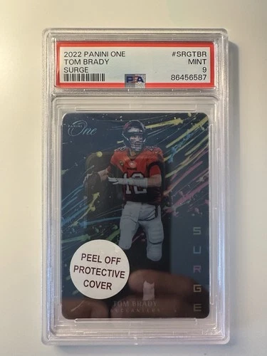 2022 Panini One Tom Brady Surge #SRGTBR PSA 9