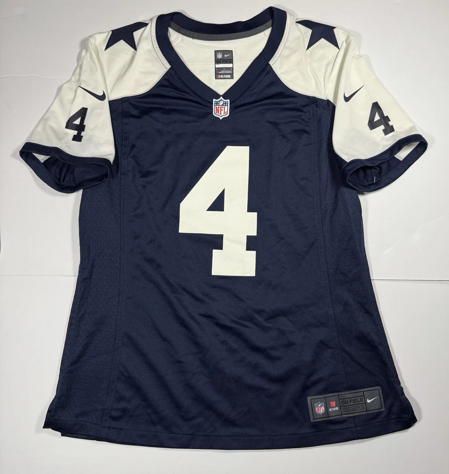 Футболка Nike NFL On Field женская Dallas Cowboys Dak Prescott No4 большая новая без ценников - Изображение 2 из 4