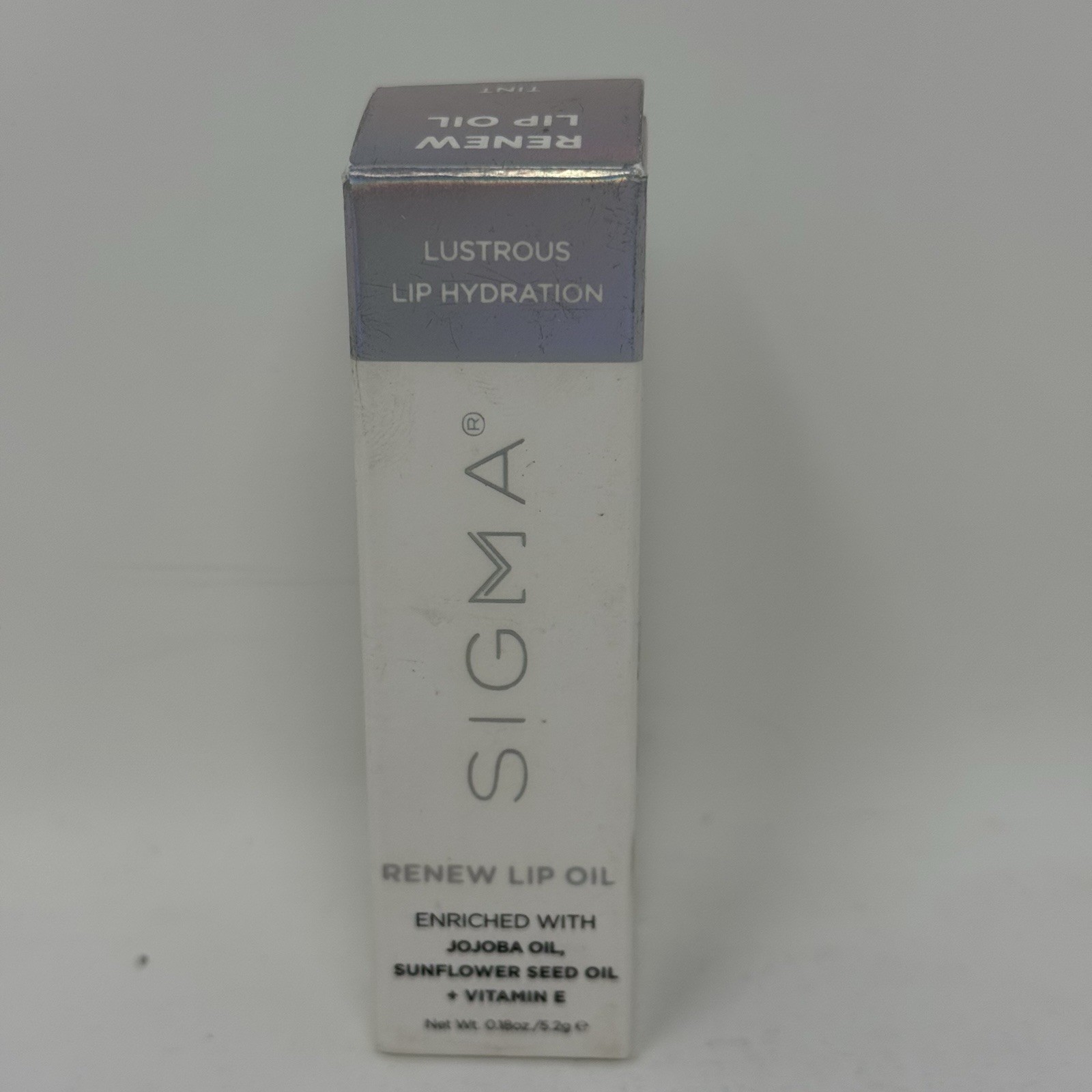 SIGMA Renew Lip Oil TINT, Jojoba Sunflower Seed Oil Hydration High Shine New $28