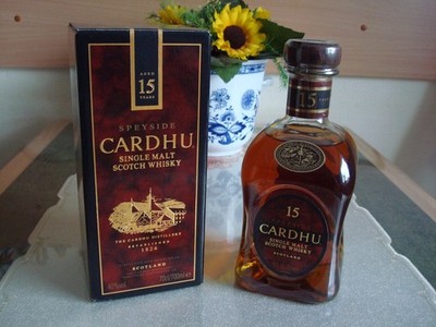 CARDHU SINGLE  MALT SCOTCH WHISKY 15 YEARS