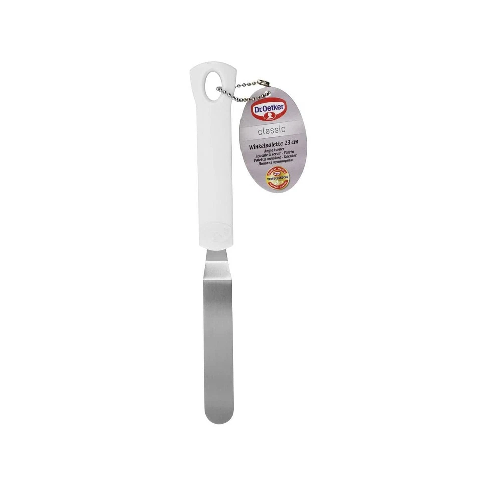Dr. Oetker 1658 – Spatola angolare, Acciaio Inox, Argento, 5 x 5 x 2 cm lJXB - Immagine 4 di 4