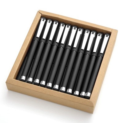 0.7mm Black Ink Gel Ink Rollerball Pens 2 in 1 Medium Point Pens with Stylus ...