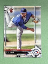 T.J. Zeuch 2017 Bowman Draft Toronto Blue Jays #BD-68 V929