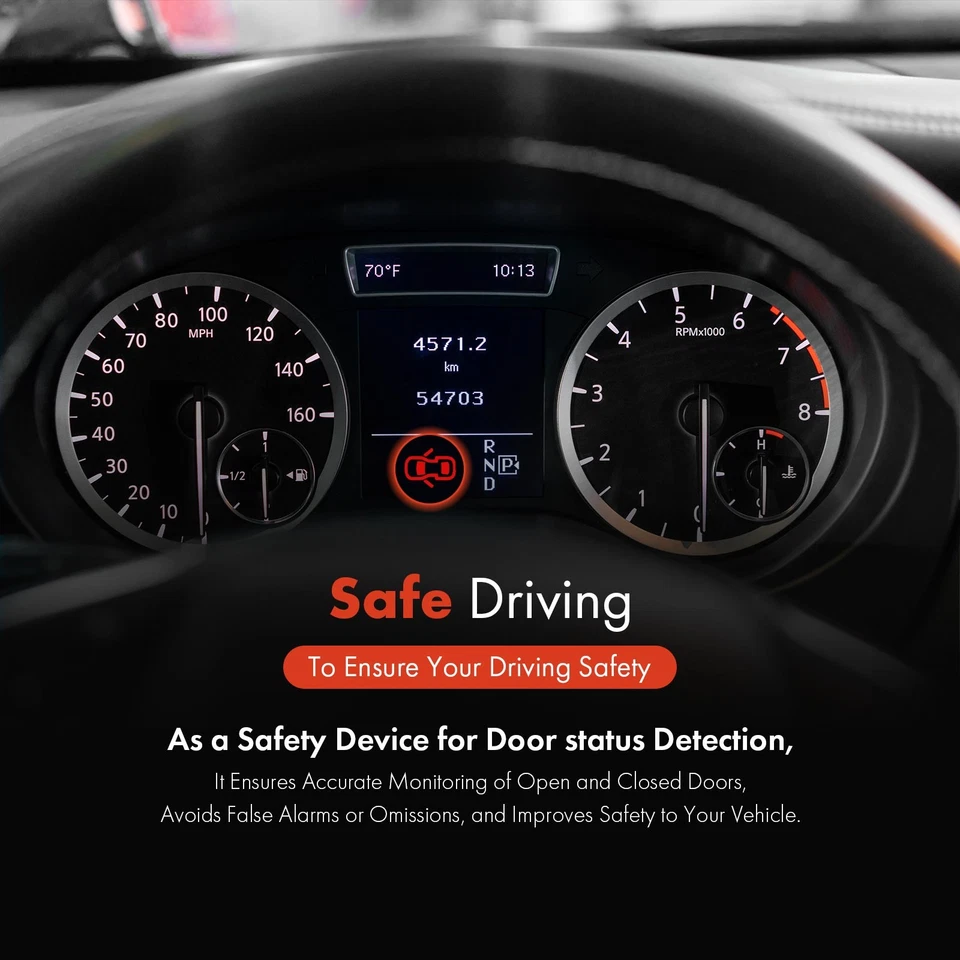 Interruptor de jamba de puerta delantera/trasera para Buick Cadillac Chevrolet Chrysler Dodge Toyota Foto 4 de 4