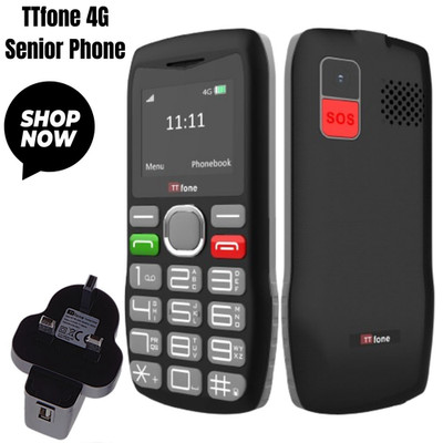 Notfallhilfe TTfone TT890 4GSeniorentelefon einfache Bedienung Großtastenhandy