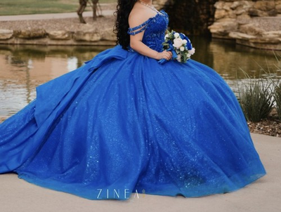 #ad Vestido de XV Morilee Quinceanera Dress. Style Number 89453 Royal Blue 15 ￼￼ $1000.00