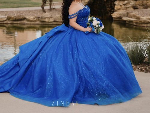 Vestido de XV, Morilee Quinceanera Dress. Style Number 89453, Royal Blue , 15 