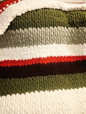 Handmade Chunky Knit Throw Blanket