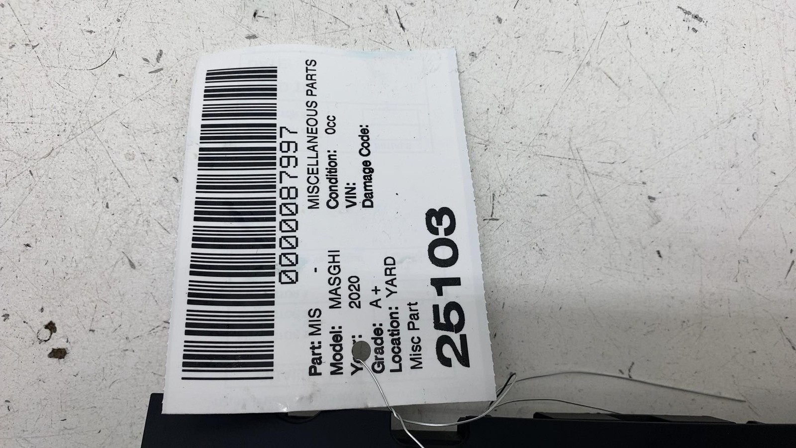 ⭕ 2017-2020 Maserati Ghibli HVAC Dash Heater Climate Control Switch 06701263230