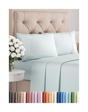 Queen Size 4 Piece Sheet Set - Comfy Breathable Cooling Bed Sheets Set - Hot...