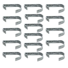 1-3/8 Chain Link Fence Gate Clips, Kennel Panel Clip Bands, Chain Link Fen