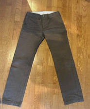 SAMURAI JEANS SJ42CP 15oz Heavy Chino Trousers One-Washed Size 33 in Japan